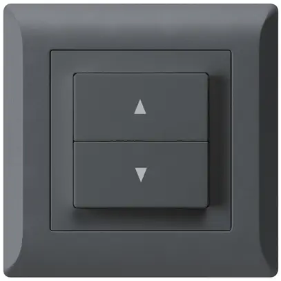 Pulsante per tapparelle INC kallysto.line con 2 tasti di comando antracite 