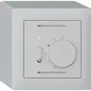 Thermostate d'ambiance AP kallysto gris clair avec interrupteur 