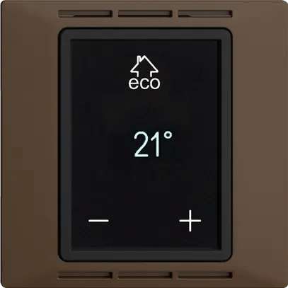 Termostato ambiente EDIZIOdue F coffee, con display, riscald.pavim. 