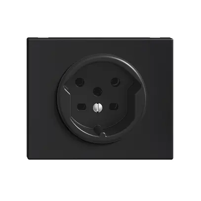 Prise INC FH T15 FLF noir 