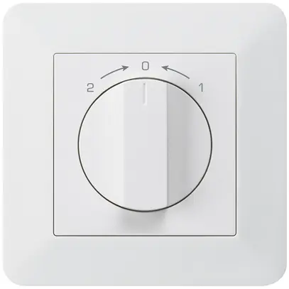 Contatto rotativo INC 1>0<2 bianco kallysto.trend con manopola 