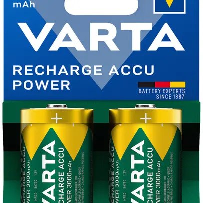 Accu VARTA Consumer Accu D Power 1.2V 3000mAh NiMH blister à 2 pièces 