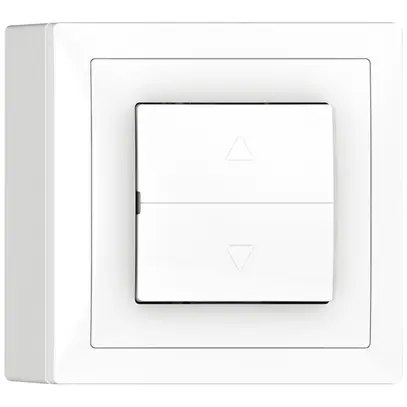 Interruttore per tapparella AP SIDUS B bianco lucido 1 canale 