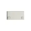 Tasto 1/2 KNX/elettronic.s.LED EDIZIOdue comando doppio grigio chiaro 