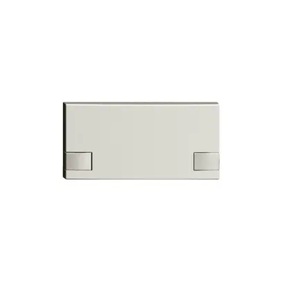 Tasto 1/2 KNX/elettronic.s.LED EDIZIOdue comando doppio grigio chiaro 