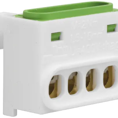 Borne de terre Hager gamma 4-fois vert 