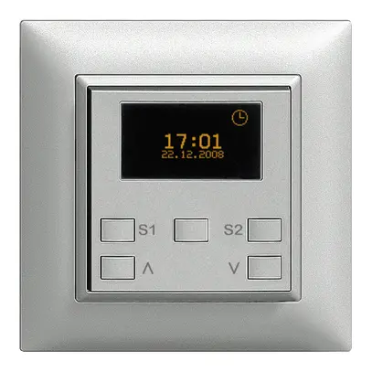 Timer astro. INC motore/scena 1c/2t ZEP EDIZIOdue silver 