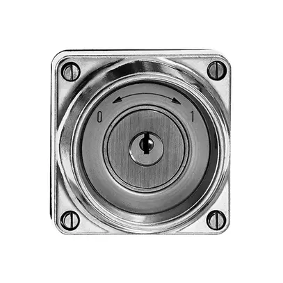 Contatto rotat. INS umid.0<->1 Al, con serratura di sicur. 