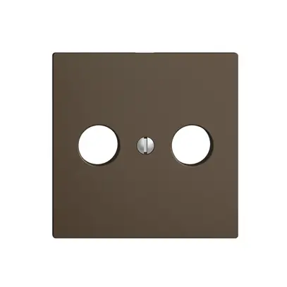 Plaque frontale EDIZIOdue coffee pour R/TV 