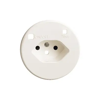 Kit frontale FH per presa FI P, T13, shutter, bianco 