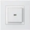 Interruttore pulsante luminoso INC kallysto.pro 6/1P bianco 