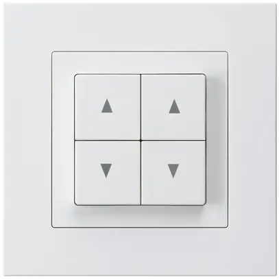 Interrupteur pour stores ENC kallysto.pro blanc avec 4 touches 