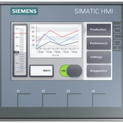Écran tactile 4.3" Siemens SIMATIC HMI KTP400 BASIC COLOR PN, 65K couleurs 