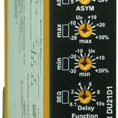 Relè di sorveglianza tensione EMR DU21D1 2CC, 3 fasi, 400/230VAC 