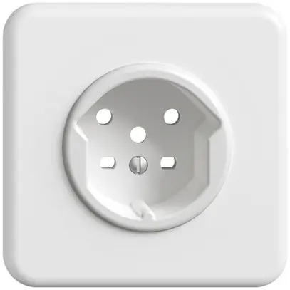 Kit frontal FH pour prise T15 blanc 