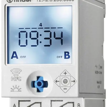 Timer astro/settimanale AMD Finder 12.A2, 2C 16A 12…24VUC NFC 2UM 
