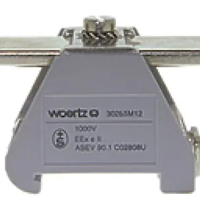 Morsetto di passaggio componibile WZ 240mm² 415A 750V bullone 2×1 DIN 35mm gr 