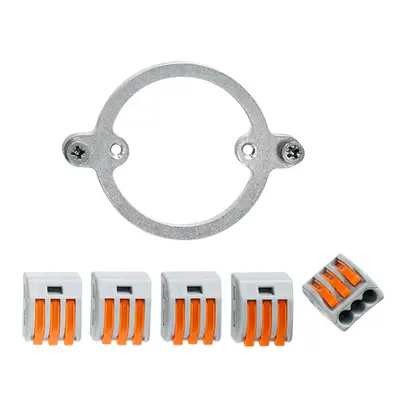 Boîte de raccordement ENC 5L FH 2.5mm² 500V 15A 3LNPE incolore 