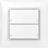 Senseur poussoir ENC SIDUS KNX Design type B, 2/4, blanc brillant 