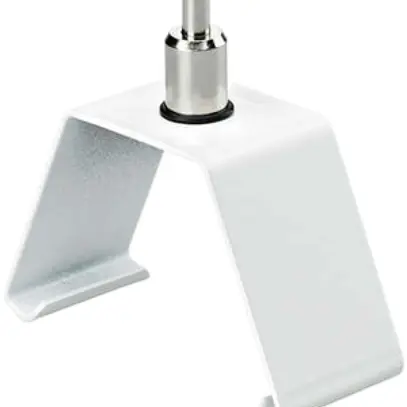 Befestigungsbügel mit Stahlseil Ø2mm, 1250mm, mit Kausche weiss 