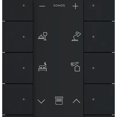 Module de commande ABB-free@home SB-F-12.0.1, 12 touches noir mat 