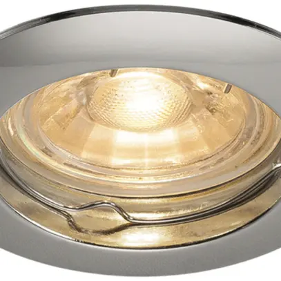 Plafoniera INS SLV PIKA QPAR51, GU10 rigido IP20 cromata 