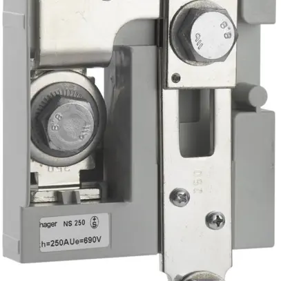 Sezionatore di neutro Weber 250A vertigroup DIN1 barra conduttrice con morsetto 