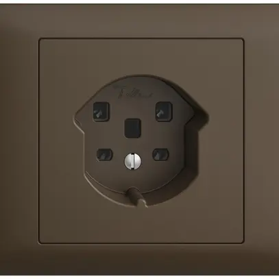 Prise INC EDIZIOdue T25 16A coffee, bornes à vis 