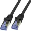 Cavo patch RJ45 VALUE Solid cat.6A S/FTP AWG26 LSZH nero 30m 