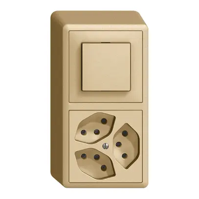 Combinaison AP EDIZIOdue 3/1P+3×T13 sand 