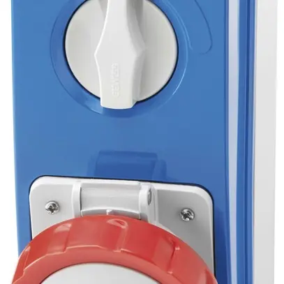 Presa AP CEE GEWISS 32A IP67 4P 3h 415V richiudibile 220×103×151mm rosso 