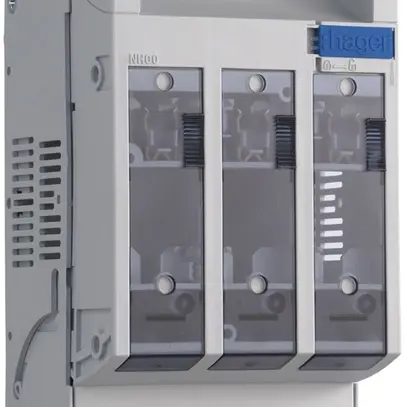 Sezionatore HPC Hager DIN00 690VAC 160A guida DIN alto/basso raccordo a vite M8 