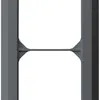 Cadre de recouvrement ENC kallysto.line 2×1 anthracite 92×152mm 