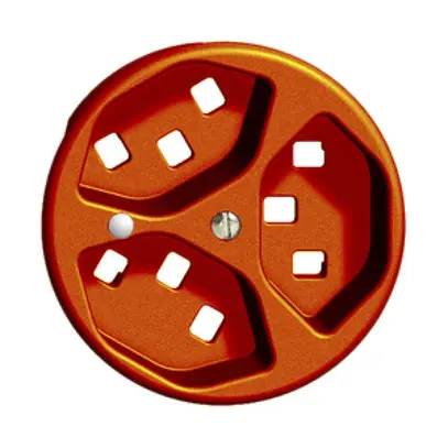 Disco frontale FH 3×T23 arancione Ø58mm con lente 