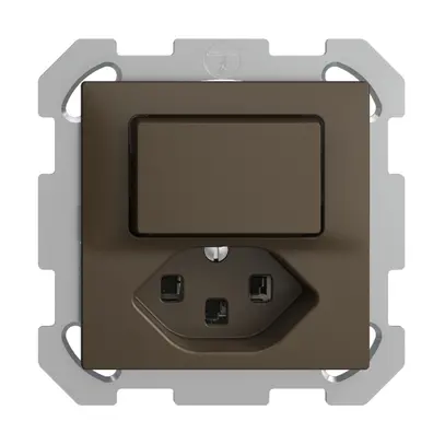 Combinazione INC A-R/1L+T23 16A EDIZIOdue coffee 