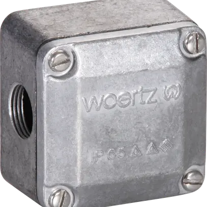 Boîte anticorodal Woertz grd.0B avec 3 entrées M20 