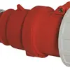 Prise mob.CEE Bals 5P 125A 400V 6h rouge IP67 nick. 