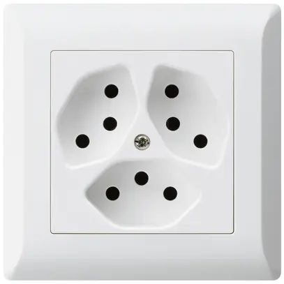 Prise ENC kallysto.line 3×T13 blanc 