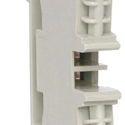 Morsetto di passaggio Hager 2.5mm² L, 800V/24A, ad innesto, aperto sul lato 