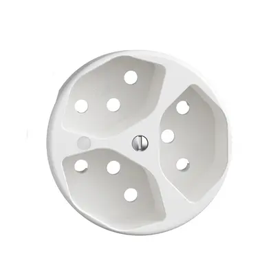 Disque frontal STANDARDdue 3×T13 a.lentille frontale, blanc 