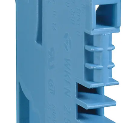 Borne de passage Hager 6mm², 2×L, 800V, enfichable, ouvert sur le côté 