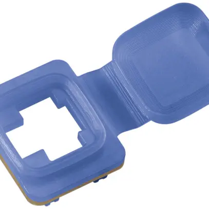 Capuchon Splash, bleu, antipouss. et codage couleur, IP54 