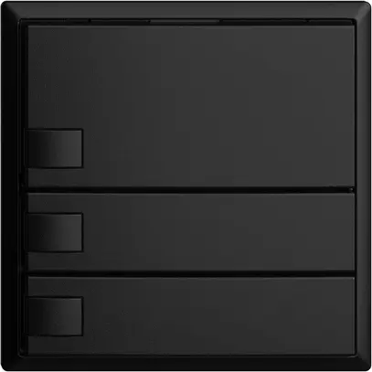 Pulsante KNX RGB EDUE, 250mW, s.LED, 3×pulsante, com.1×tasto, ne 