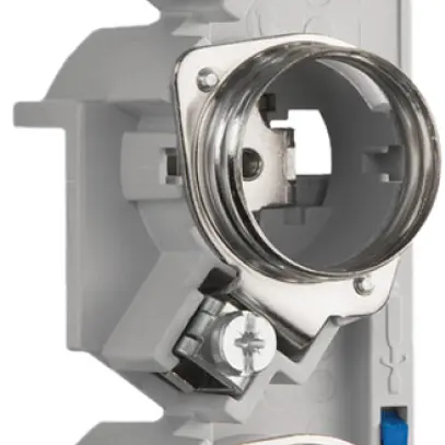 Zoccolo per fusibile Weber, DIII, 500V, 63A, spessore di barra collettrice 5mm 