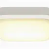 Plafoniera/Lpda a muro LED SLV TERANG 2, 11W 680lm 3000K IP44 bianco 