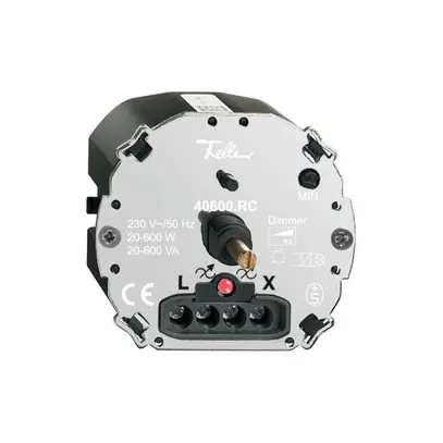 Inserto regolatore FH 20…600W illuminabile ritardo fase discendente 