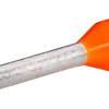 Embout de câble type A isolé 0.5mm²/10mm orange 