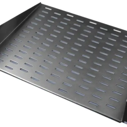 Support d'appareils 19" Minkels 2UH, p=350mm, noir 