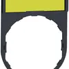 Porte-plaquette Schneider Electric 30×40mm blanc o.jn 