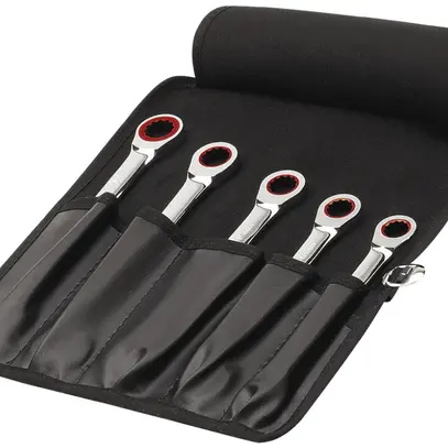 Set chiavi poligonali doppie a cricchetto CIMCO T120 FLEX 